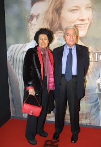 Guendalina Ponti's younger brother, Alex Ponti with his wife, Sandra Monteleoni.